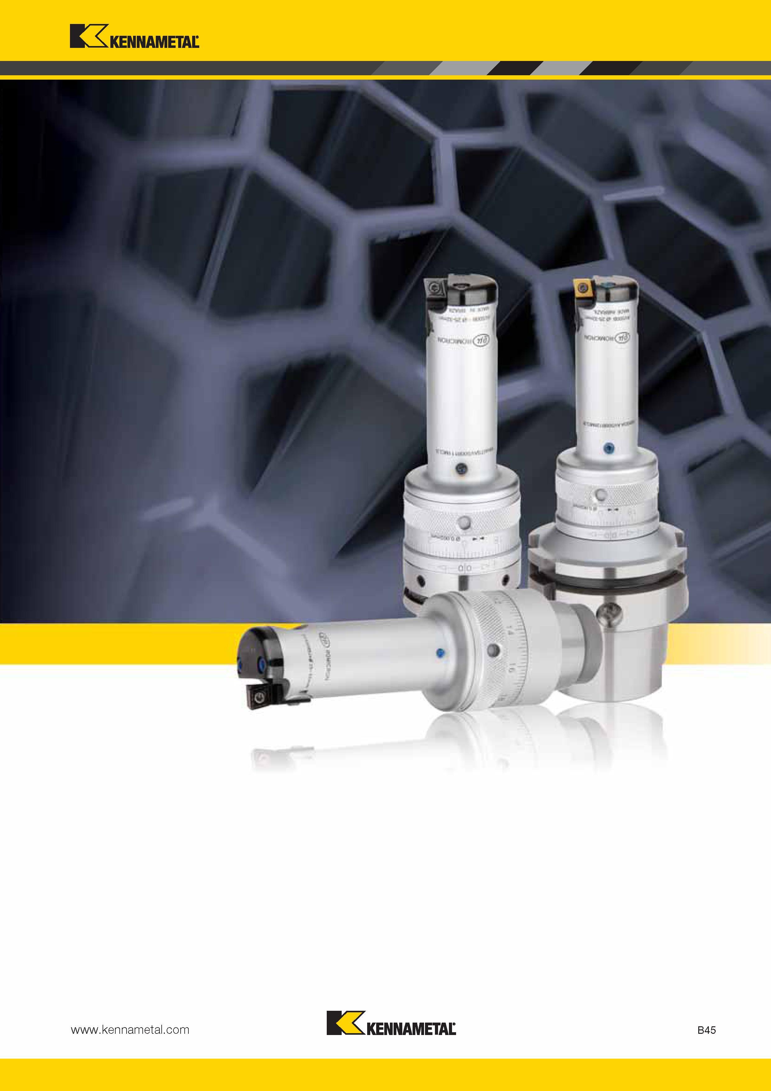 339 Kennametal Kennametal B45 Каталог KENNAMETAL 2014 Инновации Новый металлорежущий инструмент и инструментальная оснастка для станков и станочных комплексов Стр. B45