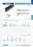 66 Токарный стандартный сборный резец Pramet MTJNR/L для наружного профильного точения Инструмент с призматическим хвостовиком Общий вид Размерные характерист Каталог PRAMET 2014 на русском языке Токарная обработка Точение Отрезка Обработка канавок Нарезание резьбы Стр. 65