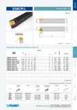 80 Резцы токарные проходные прямые SSBCR/L Pramet для продольного обтачивания Главный угол 75 градусов Механическое крепление квадратной пластины из твердого Каталог PRAMET 2014 на русском языке Токарная обработка Точение Отрезка Обработка канавок Нарезание резьбы Стр. 79