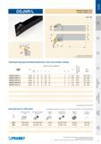 23 Наружное точение ISO D External turning ISO D Токарный резец Pramet DDJNR/L для наружной обработки Каталог PRAMET 2016 Металлорежущий инструмент для точения фрезерования сверления на металлообрабатывающем станочном оборудовании Стр. 21