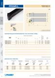 38 Токарный резец Pramet PRSNR/L для наружной обработки Каталог PRAMET 2016 Металлорежущий инструмент для точения фрезерования сверления на металлообрабатывающем станочном оборудовании Стр. 36