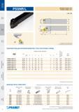 42 Токарный резец Pramet PSSNR/L для наружной обработки Каталог PRAMET 2016 Металлорежущий инструмент для точения фрезерования сверления на металлообрабатывающем станочном оборудовании Стр. 40