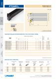 44 Токарный резец Pramet PTGNR/L для наружной обработки Каталог PRAMET 2016 Металлорежущий инструмент для точения фрезерования сверления на металлообрабатывающем станочном оборудовании Стр. 42