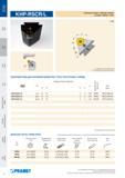 56 Сменные токарные головки Pramet KHP-RSCR/L для наружного точения Изображение Обозначение инструмента Каталог PRAMET 2016 Металлорежущий инструмент для точения фрезерования сверления на металлообрабатывающем станочном оборудовании Стр. 54