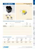 59 Сменные токарные головки Pramet KHS-SBCR/L для наружного точения Изображение и обозначение инструмента Комплектующие Каталог PRAMET 2016 Металлорежущий инструмент для точения фрезерования сверления на металлообрабатывающем станочном оборудовании Стр. 57