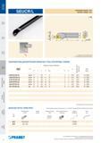 112 Токарный резец Pramet SEUCR/L для внутреннего растачивания Каталог PRAMET 2016 Металлорежущий инструмент для точения фрезерования сверления на металлообрабатывающем станочном оборудовании Стр. 110