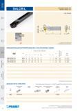 120 Токарный резец Pramet SVLCR/L для внутреннего растачивания Каталог PRAMET 2016 Металлорежущий инструмент для точения фрезерования сверления на металлообрабатывающем станочном оборудовании Стр. 118