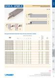 145 Канавочные токарные резцы Pramet GFIR-R, GFMR-R для отрезки и обработки канавок Металлорежущий сборный инструмент с механическим креплением сменных режущих Каталог PRAMET 2016 Металлорежущий инструмент для точения фрезерования сверления на металлообрабатывающем станочном оборудовании Стр. 143