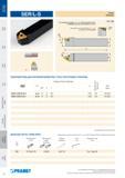 166 Токарный резьбовой резец Pramet SER/L-S со сменными режущими твердосплавными пластинами для точения наружной резьбы Изображение Обозначение позиций по прои Каталог PRAMET 2016 Металлорежущий инструмент для точения фрезерования сверления на металлообрабатывающем станочном оборудовании Стр. 164
