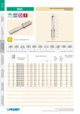 845 Высокопроизводительные сборные сверла Pramet 805D с механическим креплением сменных режущих твердосплавных пластин Конструкция и размеры Dimension mm Радиа Каталог PRAMET 2016 Металлорежущий инструмент для точения фрезерования сверления на металлообрабатывающем станочном оборудовании Стр. 46