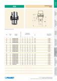 916 Станочные базовые держатели Pramet (Чехия) HSK 50 63 100 DIN 69893 для расточных систем со сменными режущими пластинами из твердого сплава Общий вид Каталог PRAMET 2016 Металлорежущий инструмент для точения фрезерования сверления на металлообрабатывающем станочном оборудовании Стр. 117