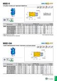 694 MX EE-R MAJCLt&SH Обозначение Подача Размеры (мм) Сплав (мм/зуб) DC NOF APMX CHW THSZMS DCONMS LF RMPX TT5523 MXEE 080L05C25R04S05 0 030-0 080 8 Каталог TAEGUTEC 2020 Вращающийся режущий и вспомогательный инструмент по металлу Твердосплавные пластины Сборные фрезы с СМП Монолитные фрезы и сверла Инструментальные патроны Стр. F13