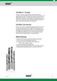 1417 Widia TOP DRILL S for Steel TOP DRILL S for steel is a high-performance solid carbide drill with an application-specific design Although the point Каталог WIDIA 2017 Металлорежущий инструмент Стационарный и вращающийся для металлообрабатывающих станков и оборудования Стр. T49 ENG