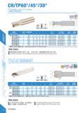 234 CH/TP60°/45730 CH Indexable Cutter For Pocketing CmMMmiikJ -Ws 5: j Li mm Specification mm Teeth For D Di d Li L Insert Insert screw Wrench Weigh Каталог DEREK 2017 Инструмент металлорежущий и станочная оснастка Фрезы концевые твердосплавные и с режущими сменными пластинами Резцы Державки Расточные головки Стр. C31