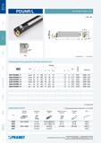 47 Расточные токарные резцы Pramet PDUNR/L правого и левого исполнений Сборная оправка для растачивания с цилиндрическим хвостовиком с лыской Каталог PRAMET 2014 на русском языке Токарная обработка Точение Отрезка Обработка канавок Нарезание резьбы Стр. 46