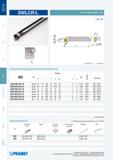 119 Токарный резец Pramet SWLCR/L для внутренней обработки Правого и левого исполнений Размеры Вес указан в кг Запчасти Пластины Запасные части Рекомендованные Каталог PRAMET 2014 на русском языке Токарная обработка Точение Отрезка Обработка канавок Нарезание резьбы Стр. 118