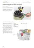 1952 Инструкция по настройке фрез Walter F 2010 MicroPlan Принцип конструкции На корпусе фрез данной серии в каждом кармане имеется резьбовое отверстие с фаской дл Каталог WALTER 2012 Режущий инструмент и инструментальная оснастка Стр. F302