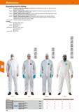 310 Hoffmann Group 51 Disposable protective clothing 09 8310 - Protective overalls (PPE category I) of polypropylene with elasticated arm cuffs, leg Каталог HOFFMANN GROUP 2020 Средства индивидуальной защиты органов зрения дыхания кожи СИЗ от поражения электрическим током шума Защитные перчатки Очки Специальная одежда Стр. 310