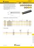 1487 Kennametal KenFeed 2X Концевые фрезы с цилиндрическим хвостовиком WOEJ09 А Значительно увеличивают удельный съем металла за счет применения новейших Каталог KENNAMETAL 2018 Режущий инструмент для обработки отверстий в металлах и сплавах Быстрорежущие метчики и раскатники Сборные фрезы с СРП и твердосплавные Стр. V39