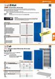 317 Hoffmann Group 47 Garment lockers, 550 mm deep Doors with resilient stops Plastic slides in the base frame Base frame height 80 mm Top frame heig Каталог HOFFMANN GROUP 2016 Производственная мебель для работы хранения и транспортировки в условиях промышленных предприятий и сервисных мастерских Вер. 47 ENG Стр. 317