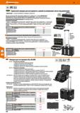 676 ABS (ШЭ Сервисный чемодан для инструмента с рамой из алюминиев литья под давлением Примечание: На заказ поставляются и чемоданы с замком TSA Каталог HOFFMANN GROUP 2018 Инструмент ручной Слесарный и механизированный Измерительные приборы и инструменты Производственный инвентарь Стр. 676