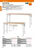 104 Hoffmann Group 51 aG n t- gridline Верстаки vario Basic Устойчивый стальной верстак Опоры шириной 50 мм с поперечиной и упорами для регулировки п Каталог HOFFMANN GROUP 2020 Промышленная мебель и складское оборудование для производств Системы хранения и транспортировки Тележки и шкафы для инструментов Стр. 104