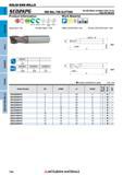 744 Концевые фрезы Mitsubishi Materials по металлу SOLID END MILLS Каталог MITSUBISHI 2018 Инструмент для станков Пластины сменные режущие Фрезы концевые твердосплавные и сборные с СРП Сверла спиральные Резцы токарные Державки Стр. 744