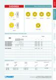 22 S45HN09 ФРЕЗЫ ТОРЦОВЫЕ НЕГАТИВНO-НЕГАТИВНЫЕ HNGX 09-FF HNGX 09-F HNGX 09-M HNGX 09-R HNGX 09 XNGX 09 XNGX 09 ANSN сменные многогранные ПЛАСТИНЫ (СмП) ISO Марки спла Каталог PRAMET 2014 Фрезерование Фрезы Сменные режущие пластины Стр. 21