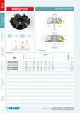 39 W60SP25P ЧЕРНОВЫЕ ФРЕЗЫ ДЛЯ ОБДИРКИ 0dH7 0 125 мм gp CD о k r 6 gf -3° a p max 18 мм > I / I i f \Кг 11 1 / JL 1 sT Количество зубьев Все размеры в мм ISO нт е м и Каталог PRAMET 2014 Фрезерование Фрезы Сменные режущие пластины Стр. 38