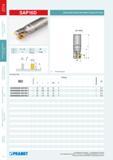 67 SAP16D ФРЕЗЫ ДЛЯ ОБРАБОТКИ ПРЯМОУГОЛЬНЫХ УСТУПОВ gp 0° f +8° к r 9 gf 0° a p max 13 мм Z - Количество зубьев Все размеры в мм ISO Accopтимент Размеры Охлаждение кг Каталог PRAMET 2014 Фрезерование Фрезы Сменные режущие пластины Стр. 66