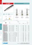 135 Фрезы Pramet L2-SZP для копировального фрезерования стали и сплавов Исполнения хвостовой части Цилиндрический гладкий хвостовик и WELDON Конический с конусом Морзе Каталог PRAMET 2014 Фрезерование Фрезы Сменные режущие пластины Стр. 134