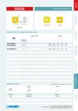 152 SSD09 ФРЕЗЫ КОНЦЕВЫЕ ФАСОЧНЫЕ 45° SDEW /SDEX SDEW EN/SN SDEX-74 СМЕННЫЕ МНОГОГРАННЫЕ ПЛАСТИНЫ (СМП) IS0 Марки сплавов Размеры 5 8 0 СО 8 0 см 8 d s d1 r S SDEW 0903 Каталог PRAMET 2014 Фрезерование Фрезы Сменные режущие пластины Стр. 151
