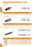 198 Штревели для оснастки фрезерных станков MAZAK Тянущая штанга DIN2080 40 50 Необходимые комплектующие для вспомогательного станочного инструмента Каталог DEREK 2017 Инструмент металлорежущий и станочная оснастка Фрезы концевые твердосплавные и с режущими сменными пластинами Резцы Державки Расточные головки Стр. B86