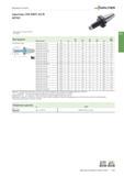 2517 Вращающаяся оснастка Walter Адаптеры DIN 69871 AD/B AK540 - Для сменных головок ScrewFit - ISO 7388-1 Инструмент Обозначение dl dll di4 мм l4 мм to 2 2 2 Каталог WALTER 2017 Инструмент металлорежущий и вспомогательный для металлообрабатывающих станков Сменные пластины Резцы Державки Расточные оправки Сверла Фрезы Патроны Стр. D105
