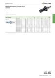 2559 - Для цанг ER по DIN 6499/ISO 15488 Инструмент Обозначение d1 d11 d12 мм l4 мм Цанга d13 ASME B5 50 AB009 K40-ER16-067 CAT40 1-10 28 67 ER16 5/8 -11 0,98 Каталог WALTER 2017 Инструмент металлорежущий и вспомогательный для металлообрабатывающих станков Сменные пластины Резцы Державки Расточные оправки Сверла Фрезы Патроны Стр. D147