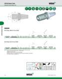 714 CAT40 Shank Tools CAT40 Shank Tools Hydraulic Chucks Basic Line WIDIA ERICKSON HC Basic MM-CV Form B/AD order number catalog number D1 D2 L1 L2 L Каталог WIDIA 2011 Инструментальная оснастка для металлорежущих станков Вспомогательный инструмент для оборудования Адаптеры Насадки Оправки Патроны Стр. E14 ENG