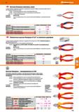 719 <Ci> Кусачки-бокорезы механика, узкие С узкой головкой и режущими кромками с индукционной закалкой Твёрдость режущих кромок прим 63 HRC Влож Каталог HOFFMANN GROUP 2018 Инструмент ручной Слесарный и механизированный Измерительные приборы и инструменты Производственный инвентарь Стр. 719