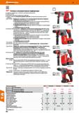 962 Перфоратор Милуоки с литий-ионным аккумулятором Red 18 В 5,0 Ач, с бесщёточным электродвигателем постоянного тока Каталог HOFFMANN GROUP 2018 Инструмент ручной Слесарный и механизированный Измерительные приборы и инструменты Производственный инвентарь Стр. 962