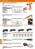 948 Аккумуляторные гайковерты FEIN ACCU TEC с пистолетной рукояткой Момент отвинчивания на 25 процентов выше момента затяжки Каталог HOFFMANN GROUP 2018 Инструмент ручной Слесарный и механизированный Измерительные приборы и инструменты Производственный инвентарь Стр. 948
