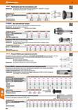 864 Hoffmann Group 48 hole Переходник для быстросменных цанг Применение Для перехода с больших патронов для метчиков Размер Мб - 20 или М14 - 33 на мень- Каталог HOFFMANN GROUP 2017 Инструмент режущий и вспомогательный для металлорежущих промышленных станков Резцы токарные Концевые твердосплавные фрезы Зажимные патроны Стр. 864