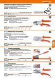 727 Arbeitsscheren mit glatten Schneiden (schwere Ausführung) Besonders kräftige, spitz auslaufende Form mit stabilen Scherenblättern Glatte Schneide Каталог HOFFMANN GROUP 2016 Ручной слесарно-монтажный и контрольно-измерительный инструмент и приборы для предприятий машиностроения и мастерских сервисного обслуживания 47 версия издания Стр. 727 DEU