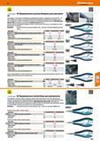 705 Прецизионные кусачки-бокорезы для электроники Узкая форма с прецизионно шлифованными режущими кромками с индукционной закалкой (63 - 65 H Каталог HOFFMANN GROUP 2017 Ручной слесарно-монтажный и контрольно-измерительный инструмент для производственных предприятиий и служб сервиса Инвентарь Стр. 705