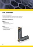 1754 Платформа Kennametal KSSM представляет собой универсальное решение, объединяющее три геометрии пластин для широкого спектра операций торцевого фрезеро Мастер-каталог KENNAMETAL 2013 Металлорежущий инструмент Точение Обработка отверстий Фрезерование Стр. P64