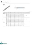 749 Solid Champer Tool CET 0d (mm) Обозначение 0D 0d I L 0° CET060 - 030 3 3 5 5 50 040 4 4 7 50 060 6 6 10 60 080 8 8 13 70 60° 100 1 Каталог KORLOY 2018 Инструмент и станочная оснастка Фрезы концевые монолитные по металлу Сверла спиральные Токарные расточные державки Цанговые патроны Стр. E318