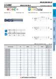 835 Концевые фрезы Mitsubishi Materials по металлу SOLID END MILLS Каталог MITSUBISHI 2018 Инструмент для станков Пластины сменные режущие Фрезы концевые твердосплавные и сборные с СРП Сверла спиральные Резцы токарные Державки Стр. 835