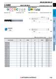 1165 Концевые фрезы Mitsubishi Materials по металлу SOLID END MILLS Каталог MITSUBISHI 2018 Инструмент для станков Пластины сменные режущие Фрезы концевые твердосплавные и сборные с СРП Сверла спиральные Резцы токарные Державки Стр. 1165