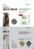 19 N012 MIRACLE Carbide Solid Drills WSTAR Drill Series MVE MVS PVD coating provides long tool life for a wide range of applications TRI-cooling Techn Каталог MITSUBISHI 2015 Токарный и вращающийся инструмент Инструментальные решения для оборудования Стр. PR16 ENG